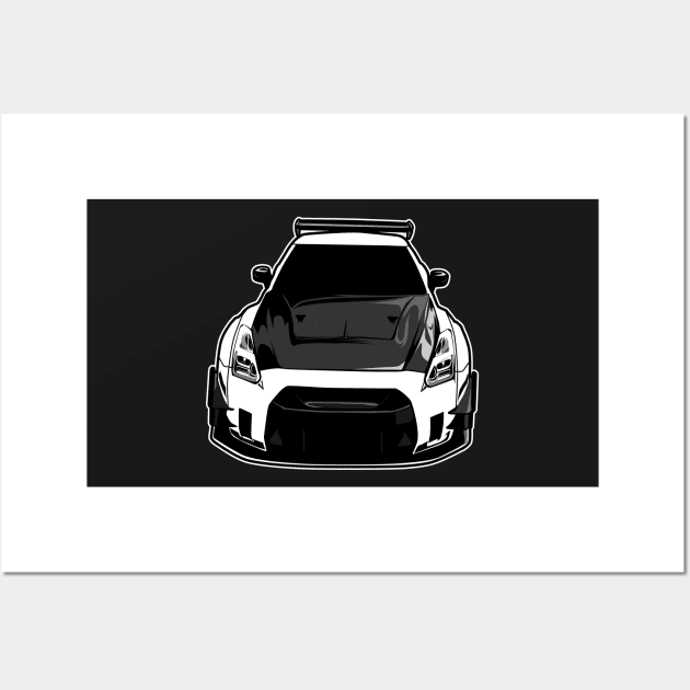 skyline r35 gtr godzilla jdm Wall Art by ASAKDESIGNS